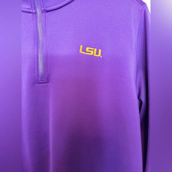 Southern Tide LSU Louisiana State Geaux Tigers Men’s Quarter-Zip Pullover Medium - Picture 2 of 12
